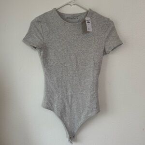Abercrombie & Fitch Heather Gray Bodysuit